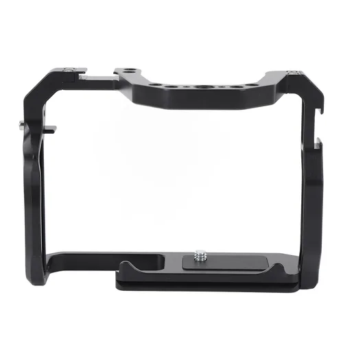 Imagen 2 del producto Equipo de vídeo portátil y resistente, jaula completa de aleación de aluminio, estabilizador de videocámara, jaula de extensión para cámara DSLR 200D 200DII