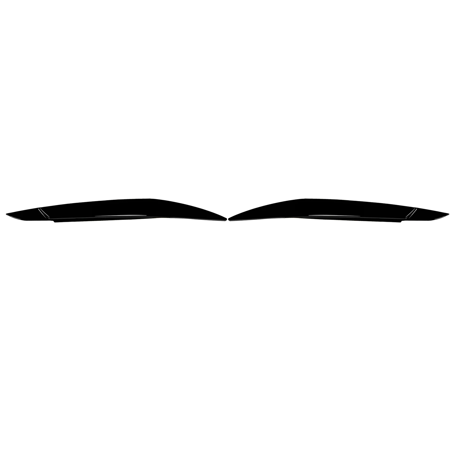 

1 Pair Headlamp Eyebrow Trim Head Light Cover Trim Front Eyelid For BMW X6 X6M E71 E72 2008-2014