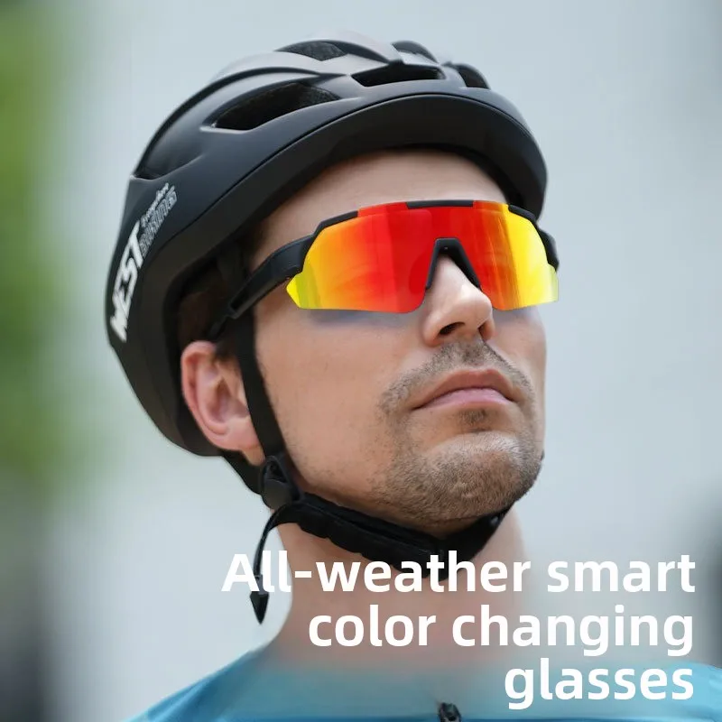 

Новые дизайнерские велосипедные очки с изменением цвета днем и ночью, антизапотевающие, ветрозащитные, для защиты глаз, солнцезащитные очки для занятий спортом на открытом воздухе и марафонов
