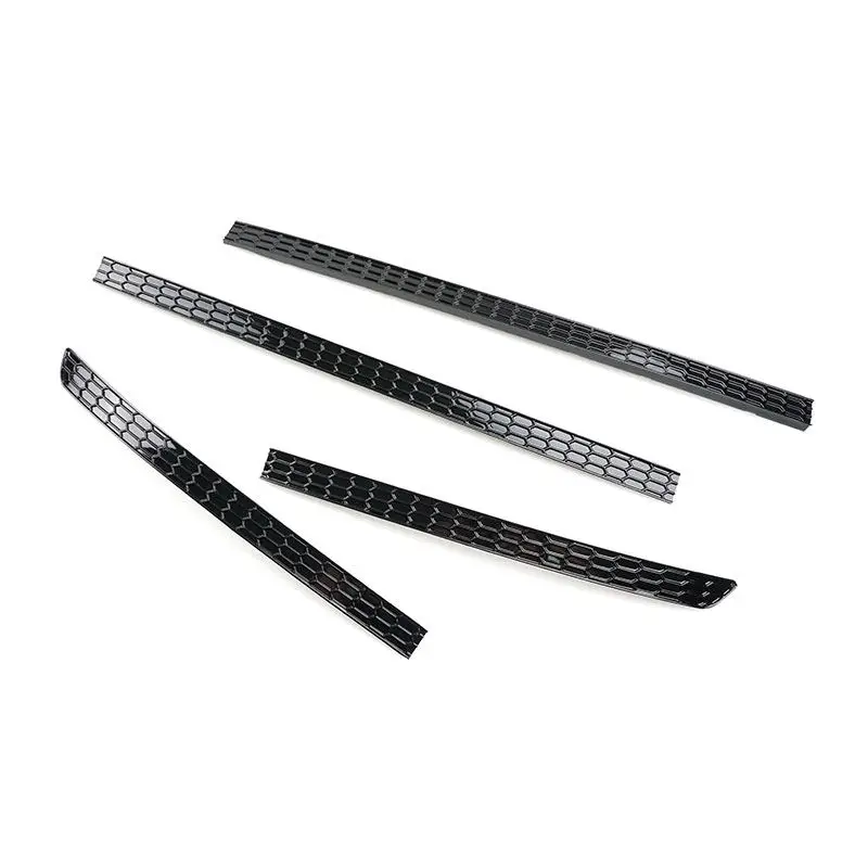 For VW Tiguan R-Line 2017 2018 2019 2020 2021 2022 2023 Honeycomb Style Car Accessories Rear Bumper Fog Light Lamp Cover Trims