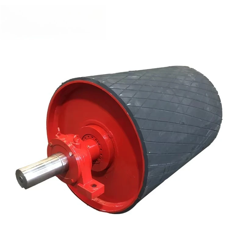 Factory price of belt conveyor motor drive drum pulley / drive head pulley