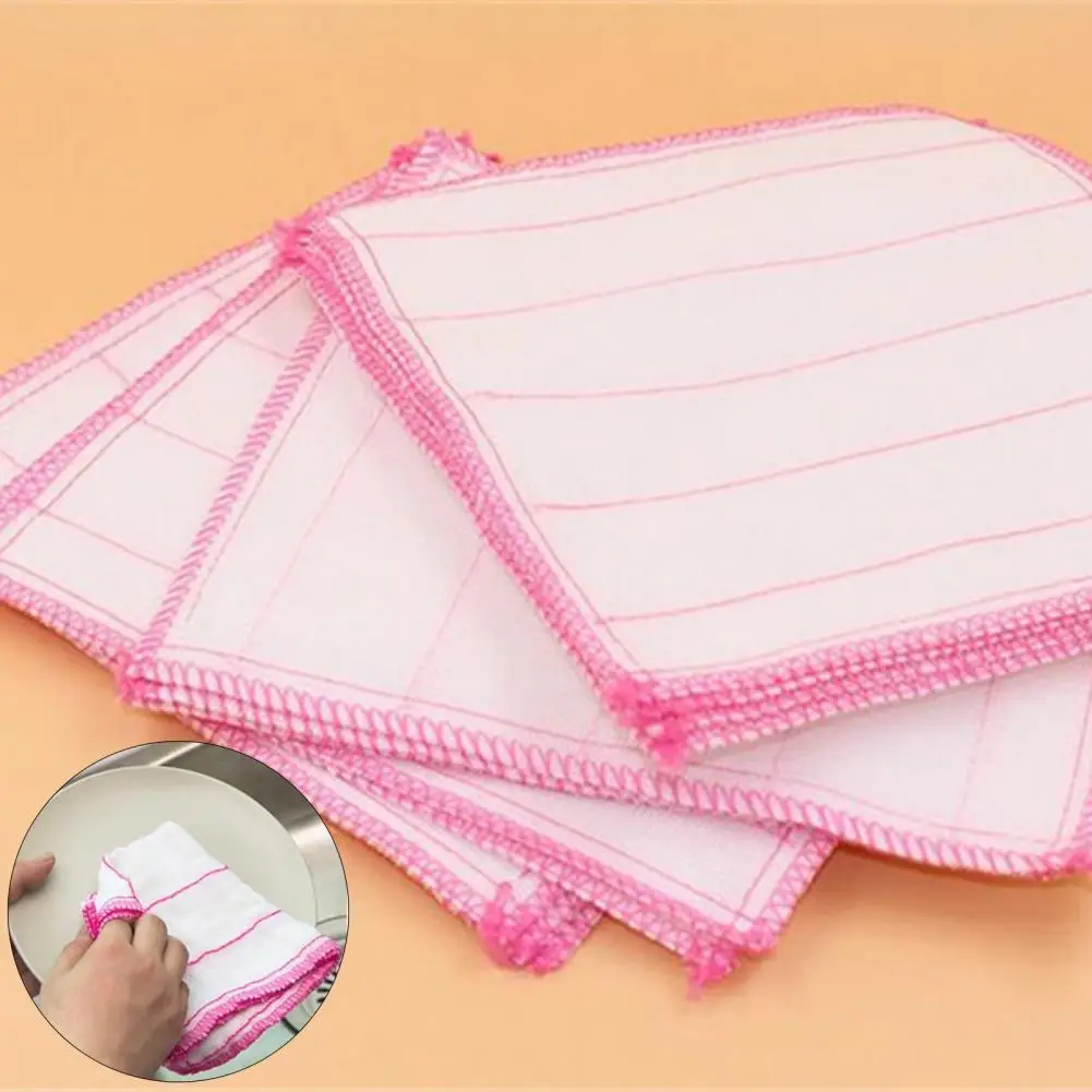 10 Pcs Washing Cloth Dishcloth Widely Cleaning Cloth Wiping Towel Home Kichen Tool