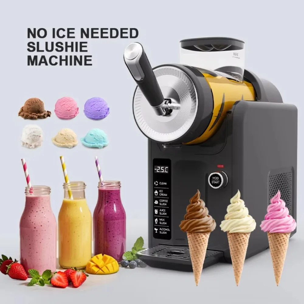 No Ice Needed Professional Frozen Drink Maker With 6 Pre‑Set Programs for Margarita and Ice Cream Preparation