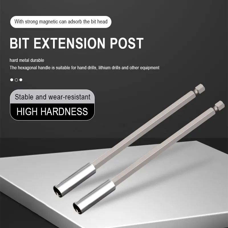 

150mm Extended Hand Electric Drill 6.35mm Hexagonal Handle Cape Pop Up Electric Strong Magnetic Screwdriver Cape Repair Tool