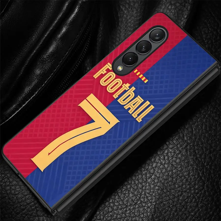 Case for Samsung Galaxy Z Fold 8 Ultra ZFold5 ZFold3 ZFold4 ZFold6 ZFold7 Z Fold 7 6 5 4 3 Phone Cover Football NUmber 7