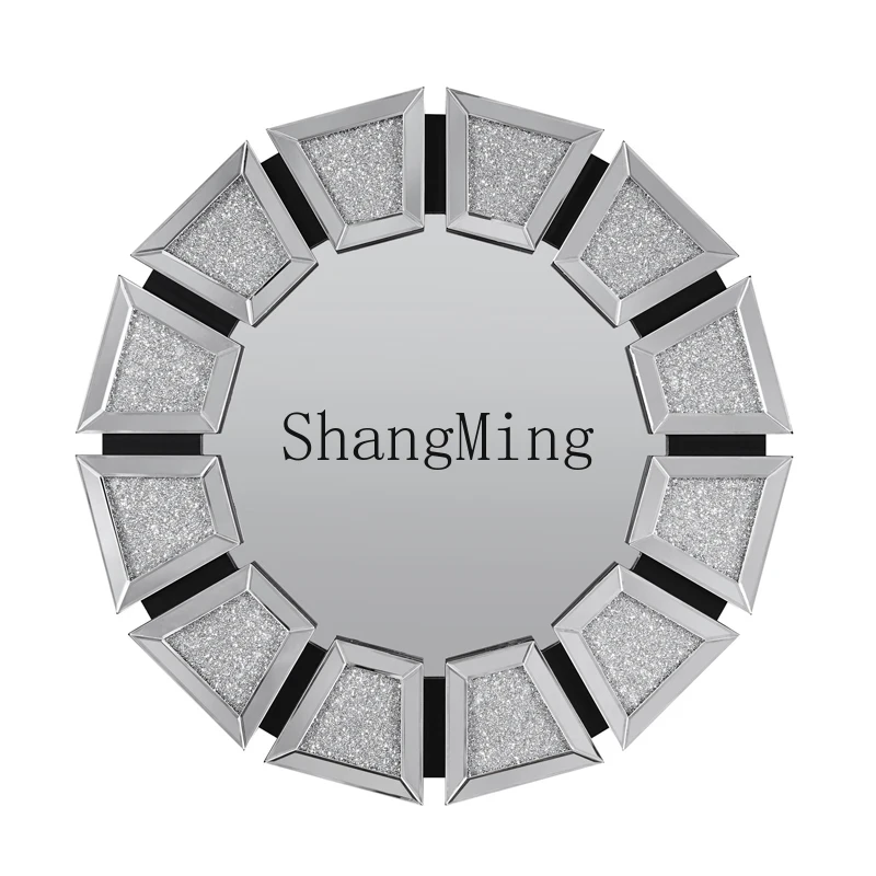 

CL Bathroom Vanity Mirror Round Personality Creative Art Mirror Corridor Living Room Dining Room Wall Decoration Wall Hanging