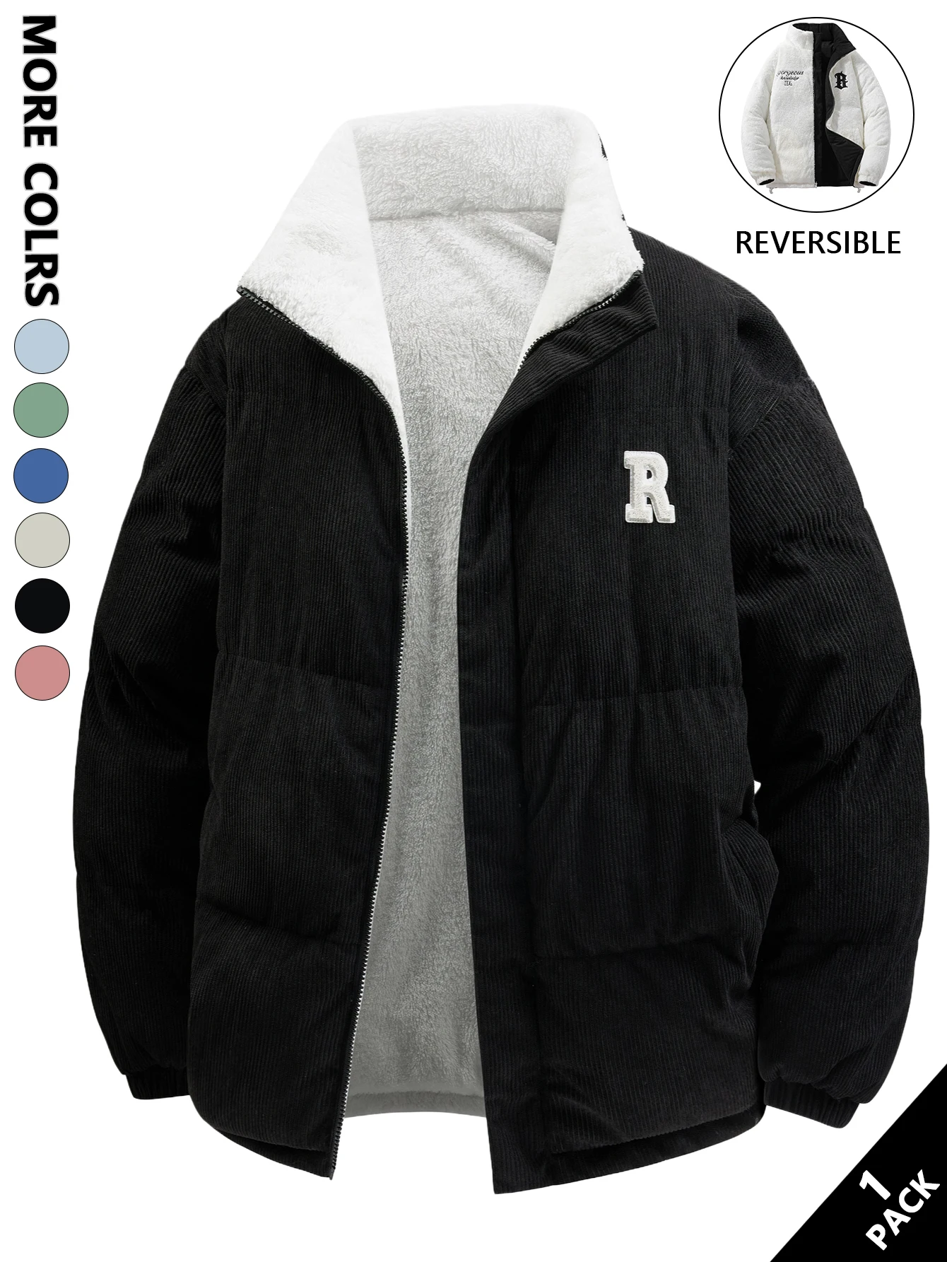 سترة قطنية شتوية للرجال خفيفة ودافئة، ليست ضخمة، مقاومة للرياح ودافئة، مناسبة للتنقل، وتمارين الإحماء، ونزهات عطلة نهاية الأسبوع، وملابس الشوارع، والتجمعات غير الرسمية، والرحلات القصيرة