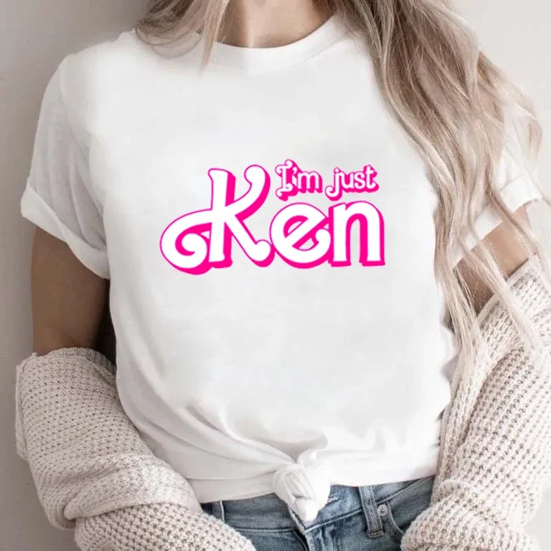 New I'm Just Ken Shirt Party Girl Ken Shirt Come on Let's Go Party Shirt Kenough Oversized Shirt Y2k O Neck Tops  Summer Clothes