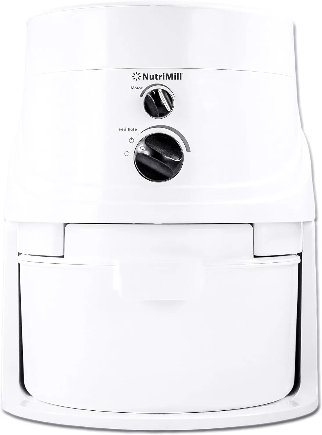 NutriMill Classic High Speed Electric Grain Mill for Fresh Flour Wheat Grinder with Stainless Steel Milling Heads