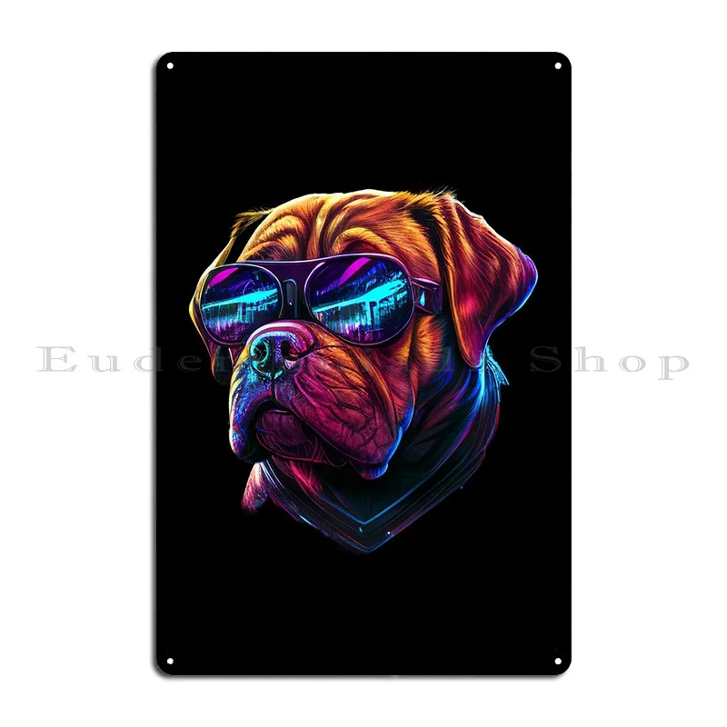 Dogue De Bordeaux Metal Sign Personalized Garage Decoration Party Wall Decor Tin Sign Poster