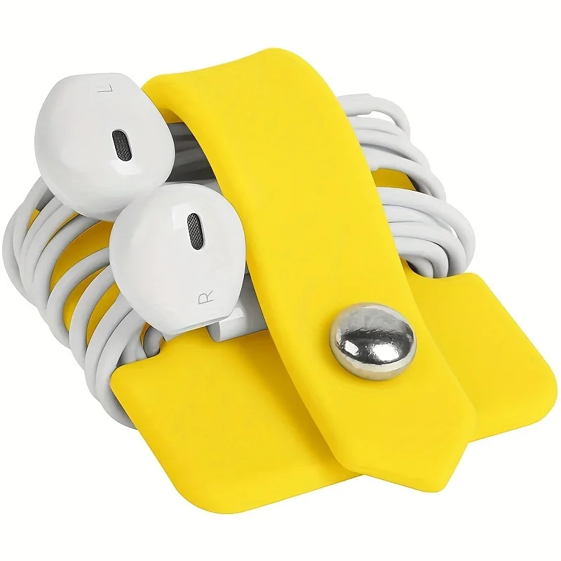 2pcs Headphone Winder Wire Cable Wire Organizer Data Cable Cord Organizer Earbuds Holder Earphone Wrap Earphones Organizer