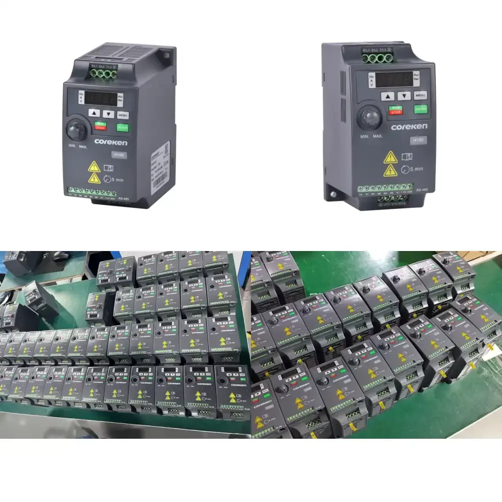 

Economic Frequency Inverter for Coreken H100 Series Small VFD 0.75 kW 1.5 kW AC Drive Variable Speed Controller Motor Speed
