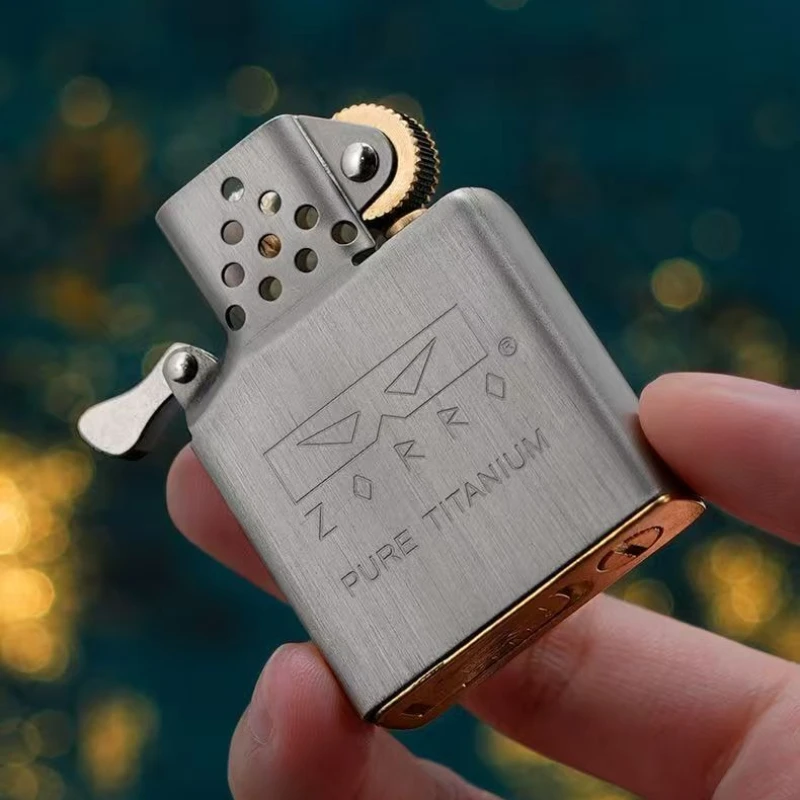 ZORRO Second-generation Pure Titanium Lighter Movement, Upgraded Marble Inner Liner, Lighter Universal Accessories