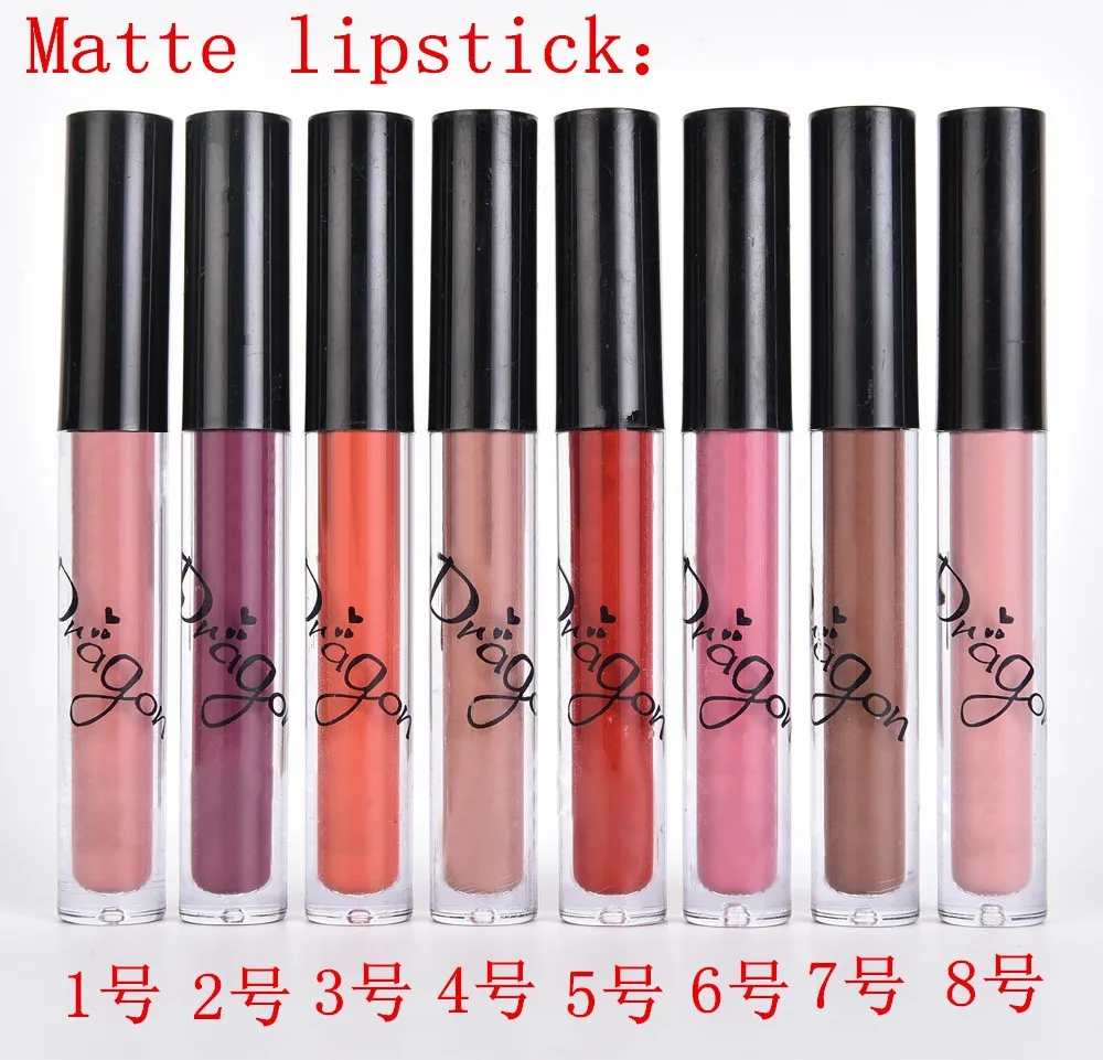 Brand Batom Nude Lipstick Tint for Lips Cosmetics Longwear Not Fade Magic Lip Gloss Matte Metallic Liquid Lipstick Tinte Labbra