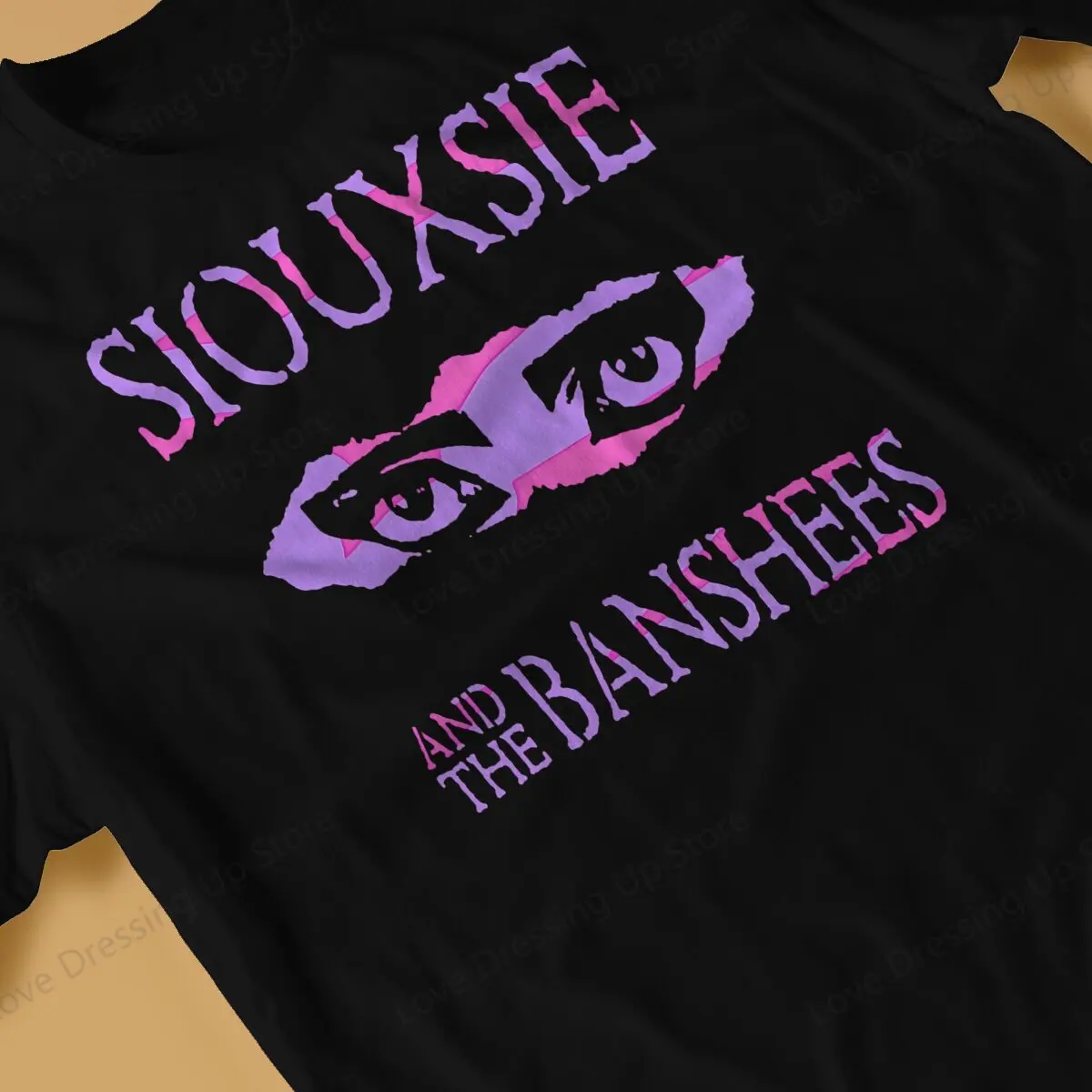 Duo Tone Siouxsie And The Banshees Cotton Short Sleeve T-shirt Men Women Versatile  Couple Tops