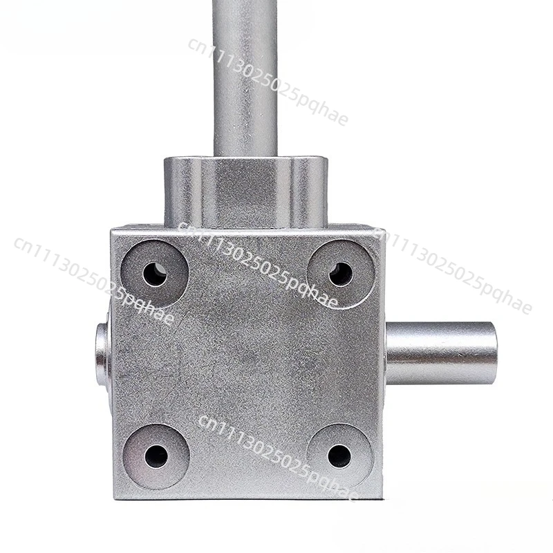 Right Angle Conical Bevel Gearbox Right Angle Commutator Device Speed Ratio 1:1 T-Type 90 Degree Commutator
