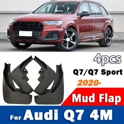 Mudguard For Audi Q7 S Line sport Front Rear Mudflaps Mud Flap Mudguards Accessories Auto Styline Splash Guard Fender 2020-now