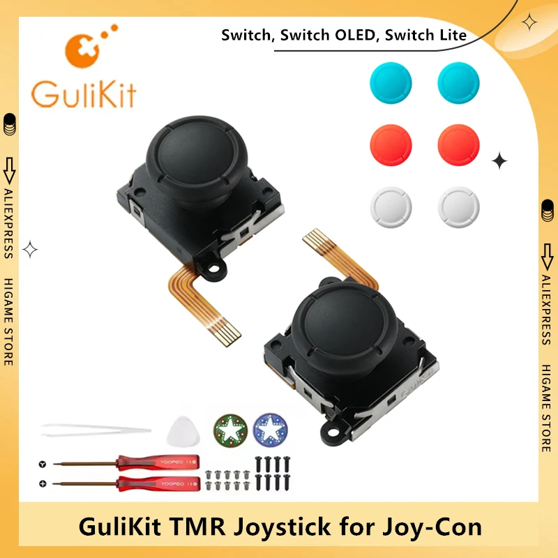

GuliKit NS40T TMR Sensing Joystick for Nintendo Switch,NS OLED/Lite，Game Accessories Anti Drift Durable Replaceable for Joy-Con