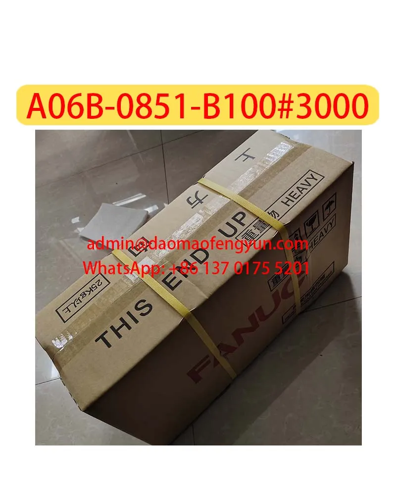 

A06B-0851-B100#3000 Brand new Servo Motor，A06B 0851 B100 3000，Fast shipping In Stock