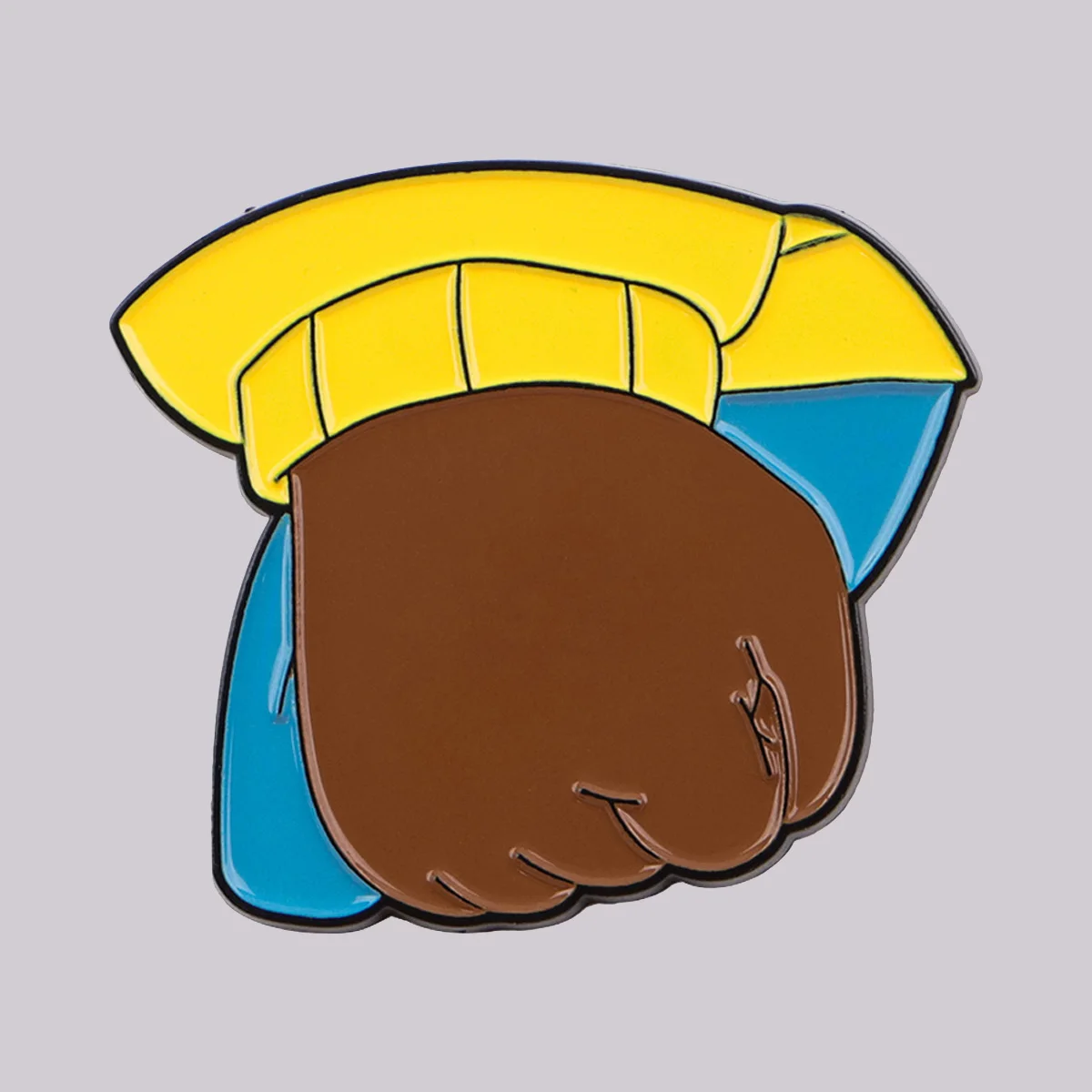 Cute Fist Enamel Pin Cartoon Brooch Pines Lapel Pins Badge on Backpack Clothing Accessories Funny Jewelry Friends Gifts