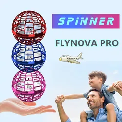 Flynova Pro Flying Ball Mini Helicopter UFO Flyorb Boomerang Spinner Drone Hand Induction Operated Drone Gift Adults Kids Toys