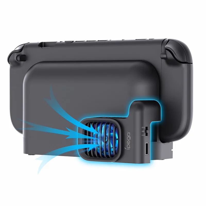 

For Switch 2 Cooling Base Low Noise Intelligent Portable NS2 Host Cooling Fan Accessories Adjustable Wind Speed