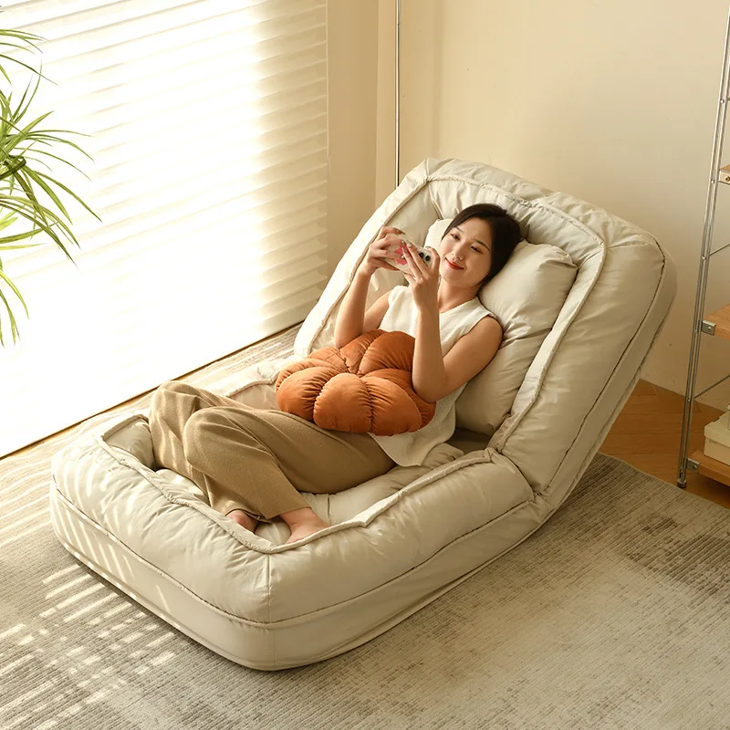 Nordic  Folding Large Bean Bag Memory Foam Dog Lazy Sofa Bed Human Size Dog Single Bed for Adults Pets
