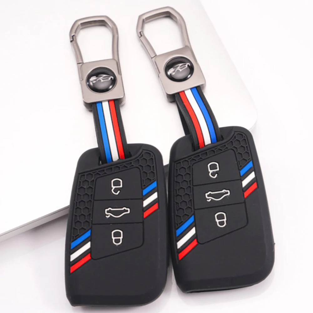 Smart Key Shell Keychain For Volkswagen Passat B8 Magotan Tiguan MK2 Arteon Atlas For Skoda Kodiaq Superb A7 Lightweight Premium