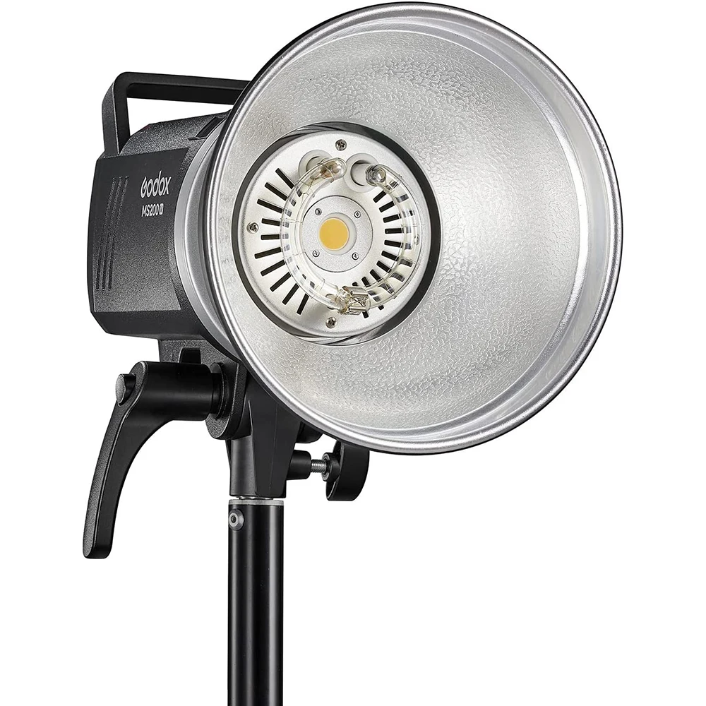 Godox MS200V 200W MS300V300W LED Studio Flash 2.4G GN58 5600±200K CCT Bowens Mount LED Modeling Lamp