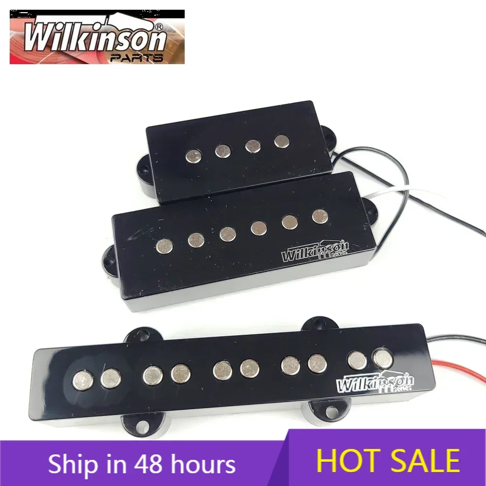 

Wilkinson 5 Strings PB electric bass Guitar Pickup Five strings P bass single coil pickups WOPB5+WOJB5