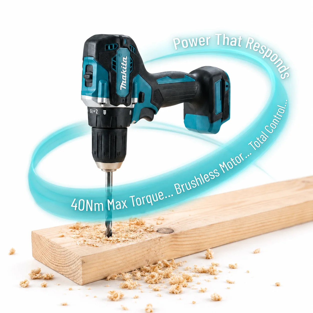 Makita DDF487 10mm Chuck 18V LXT Lithium-Ion 3 Functions Compact Brushless Cordless 3/8