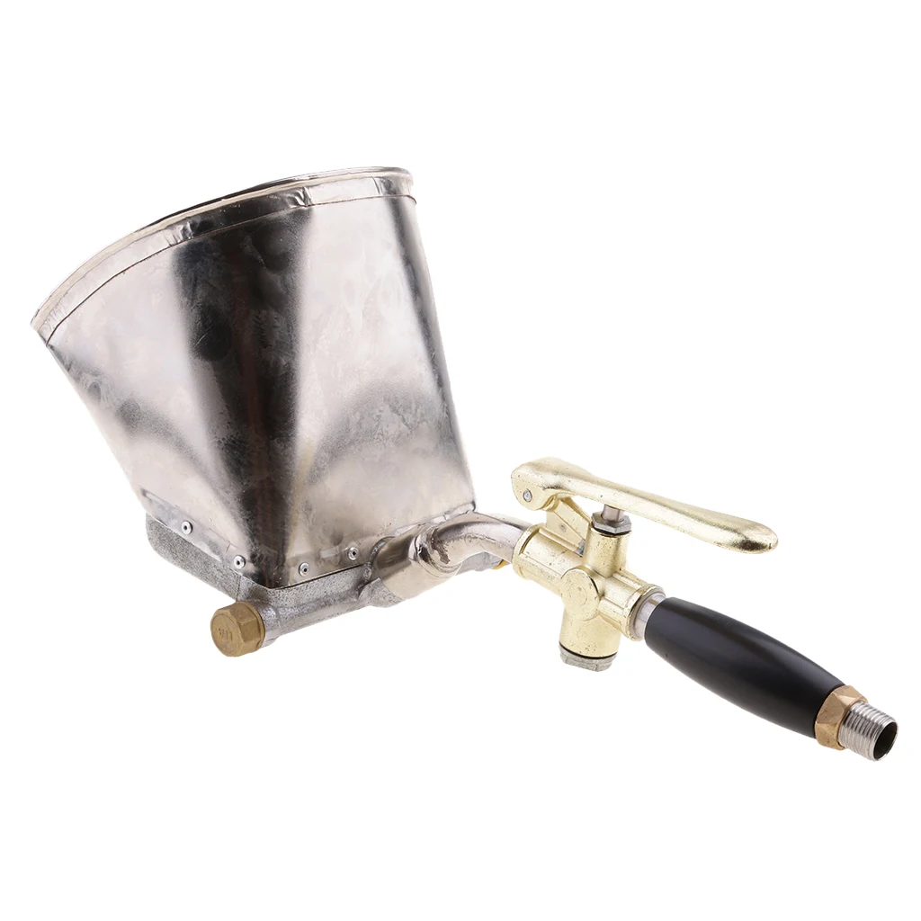

Stucco Sprayer, Pneumatic Cement Mortar for Painting Wall or Ceilings 28cm Handle