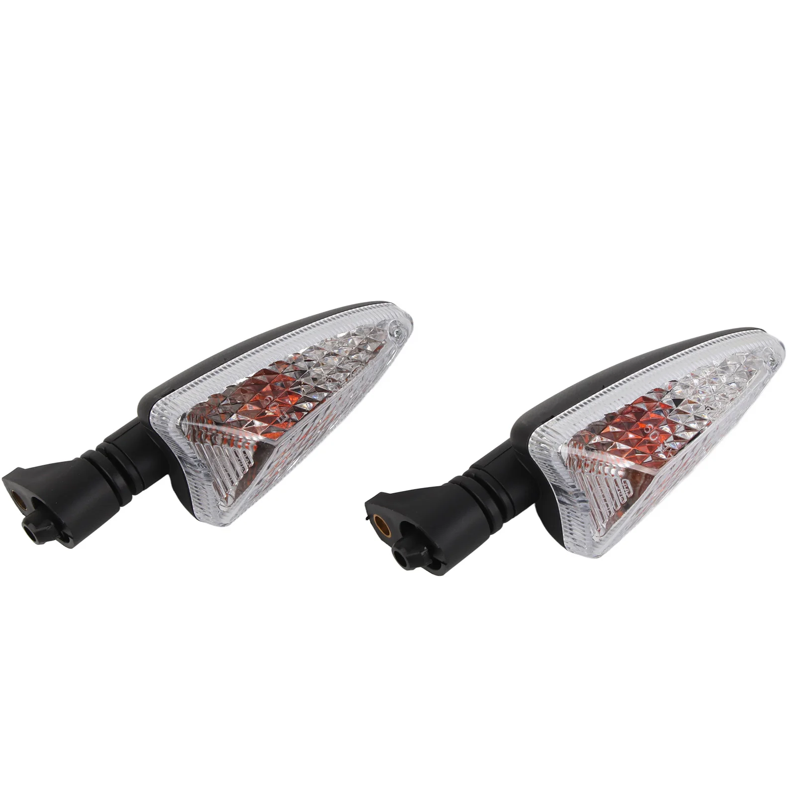 Luz indicadora de motocicleta, 1 par de luz de seta para motocicleta, lâmpada pisca