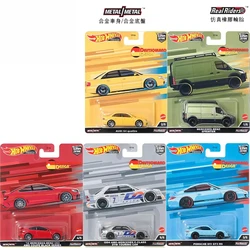 Original Hot Wheels Premium Car Culture Deutschland Design Mercedes-Benz Sprinter Audi S4 Porsche 911 Boy Toys for Children Gift