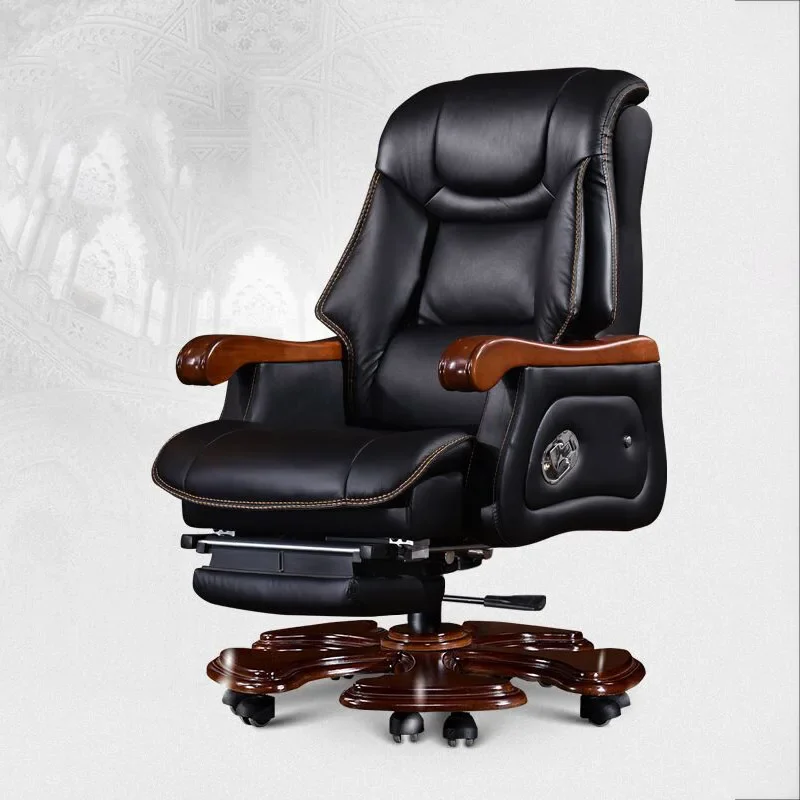 

Vintage Office Chair Furniture Backrest Work Gaming Desk Height Adjustable Pc Footrest Relax Chairs Living Room Home Sillas