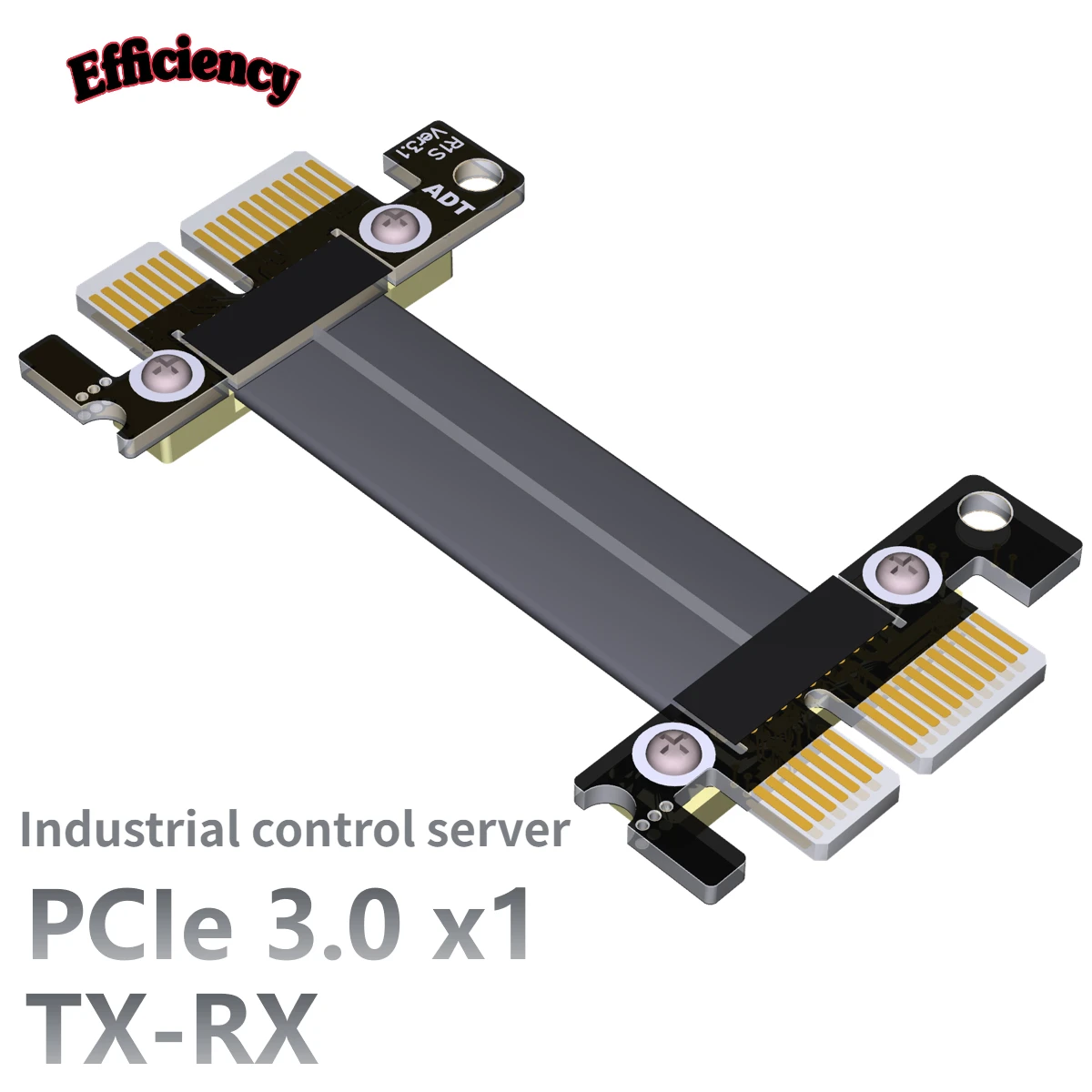 

ADT PCI-E 3.0 Extension Cable X1 Male To Female Pcie Signal Exchange Cable Gen3 Full Speed Signal Docking Connection Cable