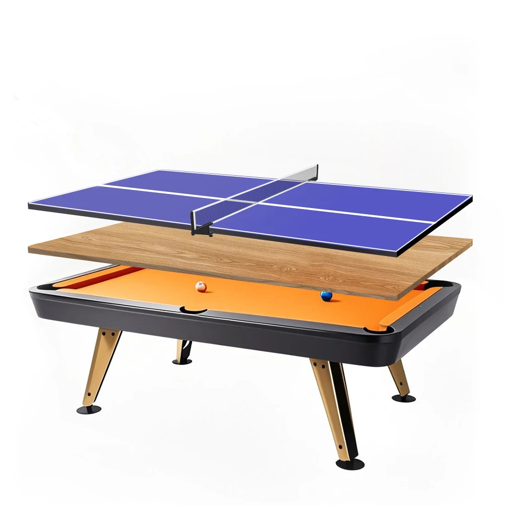 Factory Direct 5ft 6ft  Billiard Table Multifunction Pool    3 in 1 Pool Table Game