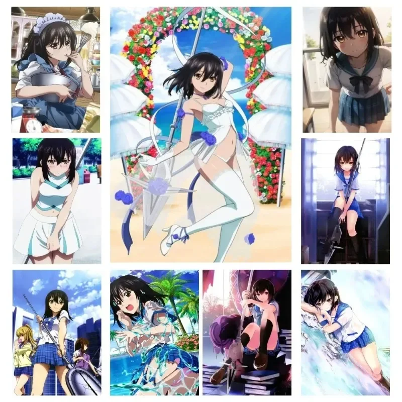 Anime Strike The Blood Himeragi Yukina Poster Room Decor Home Decor Aesthetic Art Murals HD camvas Painting Paper Print Gift