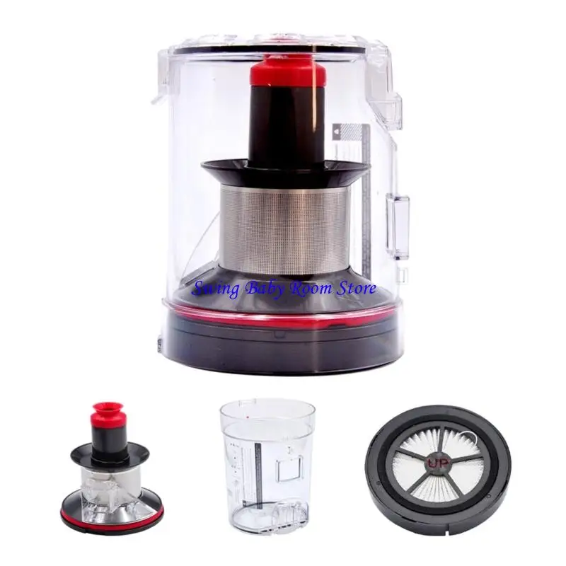 K1ADユニバーサル大容量ダストカップワイヤレス真空クリーナープラスチック構造ダストコンテナろ過システム