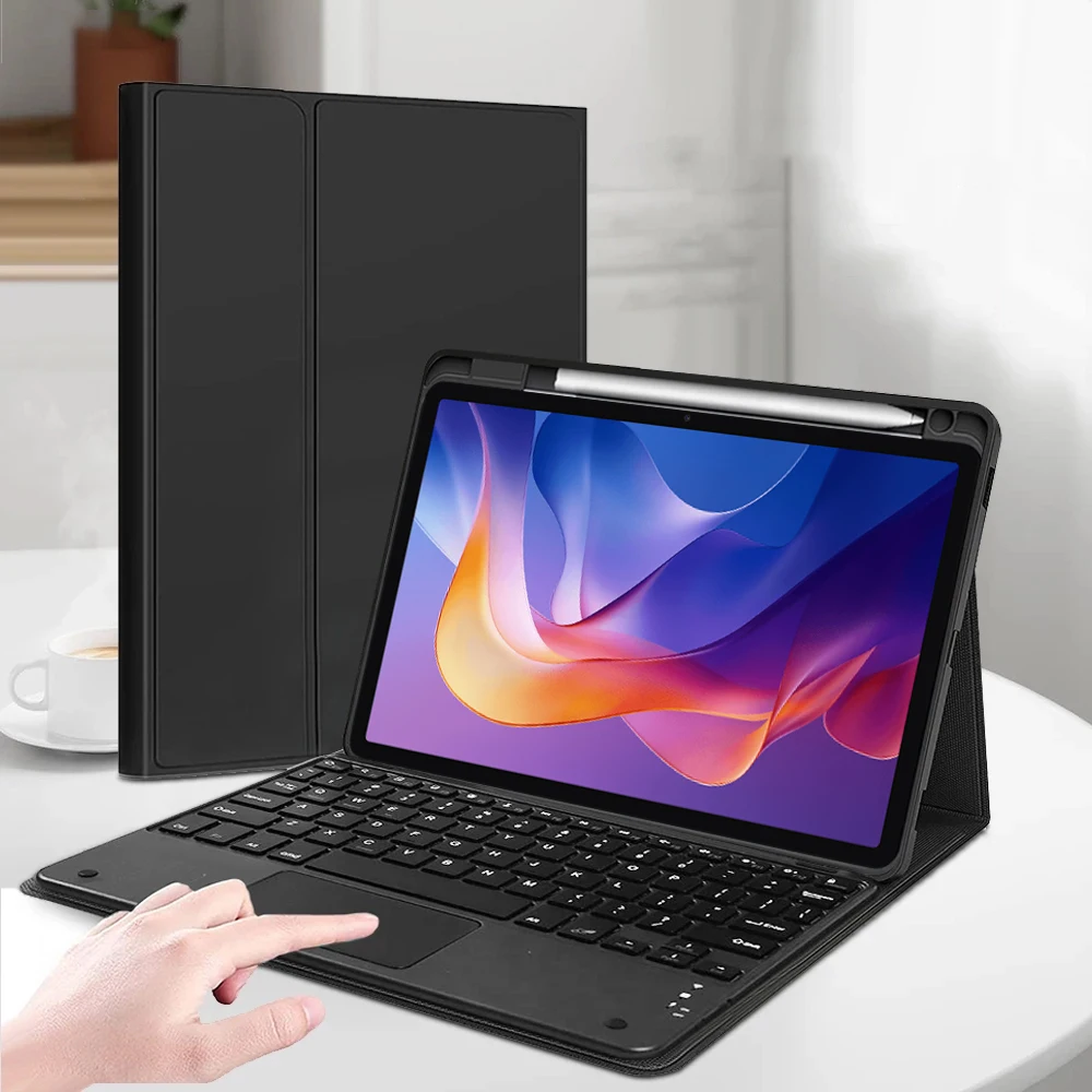 Étui pour clavier pour Xiaomi Redmi Pad 2, housse de clavier pour tablette Redmi Pad 2 de 11 pouces avec fente pour crayon