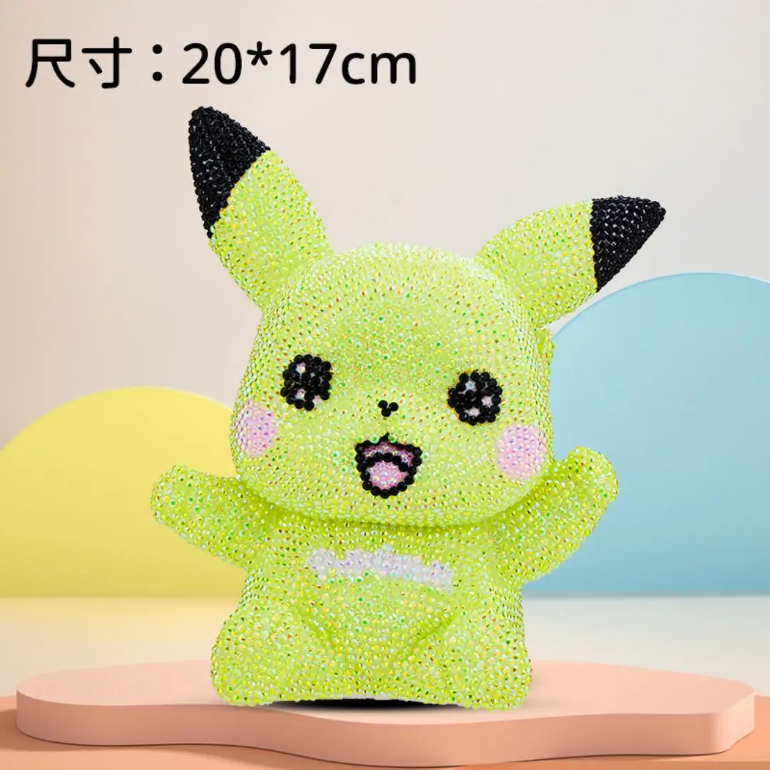 DIY Skarbonka Dziecięca Rękodzieło Wiercenie Punktowe Duża Skarbonka Ozdoby Naklejki Diamentowy Obraz Winyl Lalka Zabawki dla Dzieci