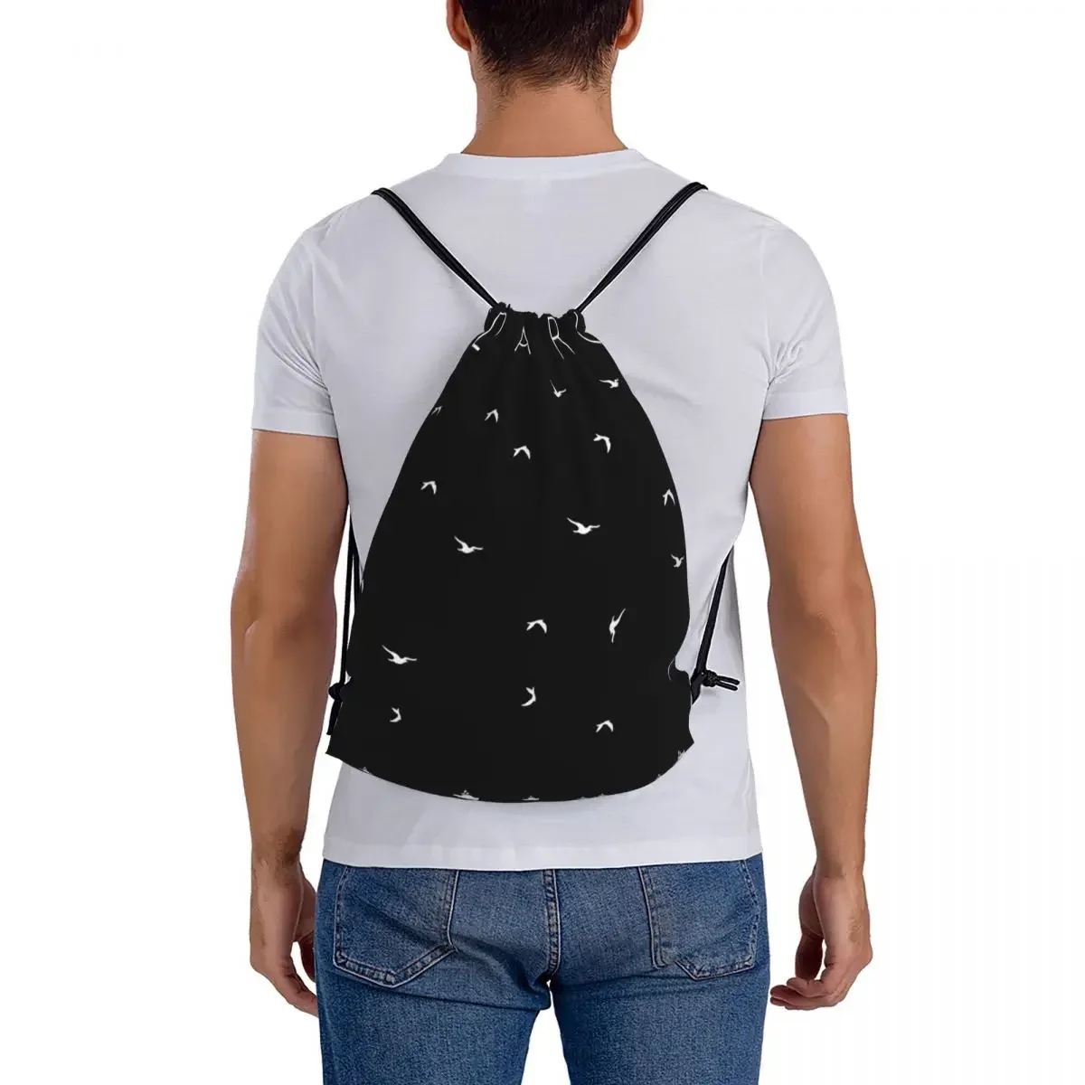 Dark Dead Birds (Netflix) Backpacks Casual Portable Drawstring Bags Drawstring Bundle Pocket Shoes Bag BookBag Travel Students