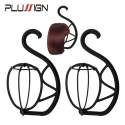 1Pcs Plastic Wig Stand Hanger Foldable Wig Holders For Hanging Multiple Wigs Portable Wig Hat Display Stand Hair Styling Tools