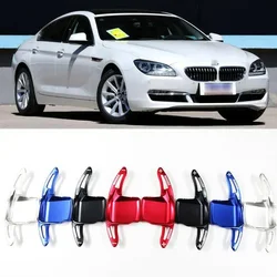 For BMW 6 Series 640i 650i 2011-13 Aluminum Steering Wheel DSG Shift Blade Paddle Sports Shifter Extension Red Black Blue Silver