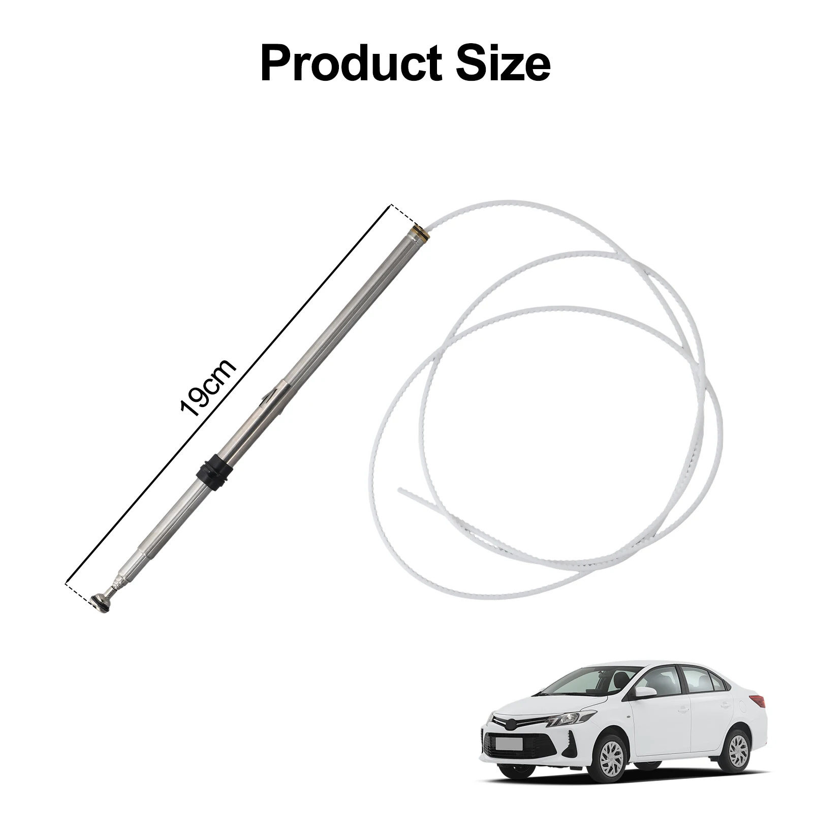 Power Antenna Mast Perfect Signal Booster Power Antenna AM/FM Radio Mast for Lexus SC300 SC400 SC430 ES300 GS300 LS400