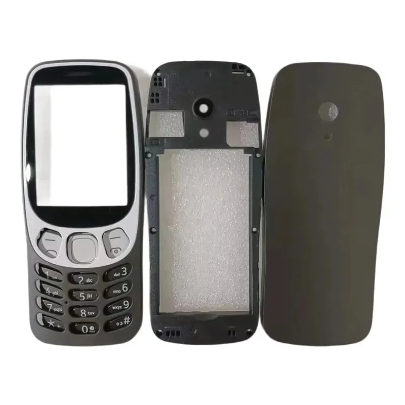 Полный комплект корпуса мобильного телефона BANERYPAK для Nokia 3210 4G (2024) с английской клавиатурой, запчасти для ремонта