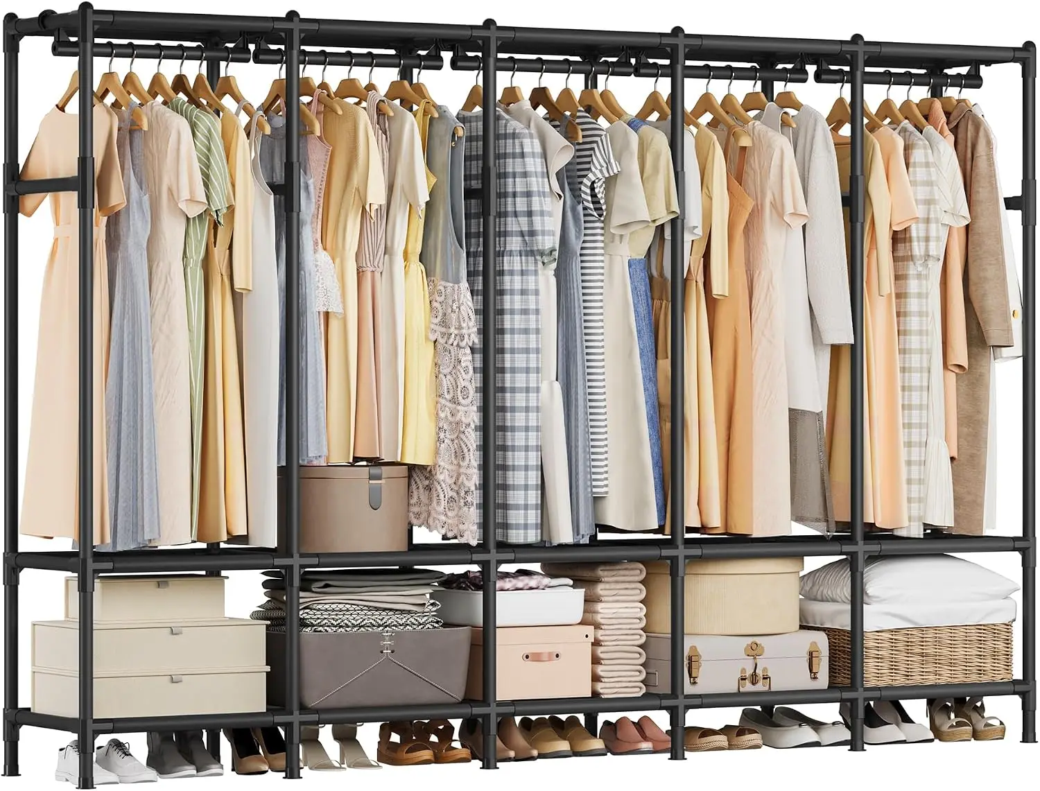 Tragbarer Kleiderschrank 83,5 – Wardrobe Closet Portable Fabric Cover Bewertung und Preis
