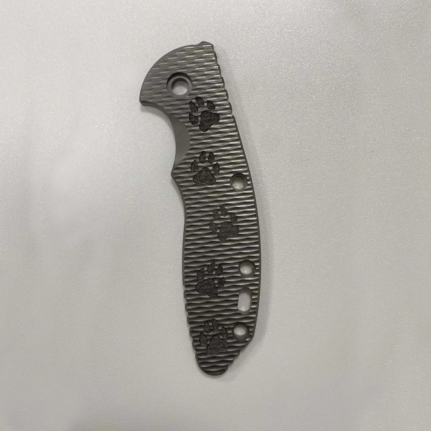 

1 Pc Custom Titanium Alloy Knife Handle Scales for Rick Hinderer XM18 3.5 Knives DIY Accessories