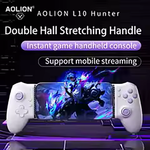 AOLION L10 Hall Effect Mobile Phone Game Controller for iPhone 15 Android Cloud Gaming Xbox Game Pass STADIA Wireless Bluetooth