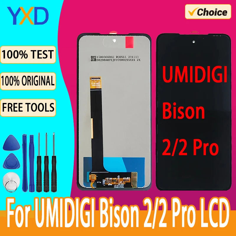 LCD Display For UMIDIGI Bison 2 LCD Replacement Display Touch Screen For UMIDIGI Bison 2 2 Pro LCD Screen Digitizer Assembly